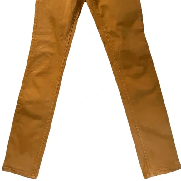 ZARA Basic Department Z1975 Denim Mustard SKINNY Stretch JEANS Size 4 - Picture 9 of 11